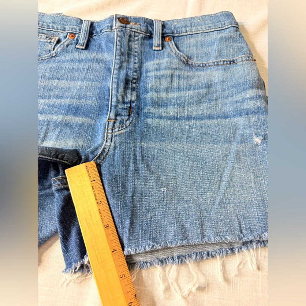 Madewell High Rise Denim Shorts Women’s Size‎ 27 - Picture 5 of 11